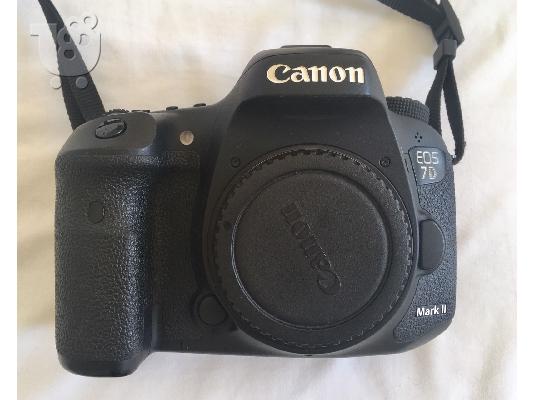 Φωτογραφική μηχανή Canon 7D Mark II DSLR + 4 φακούς 18-55mm IS STM
